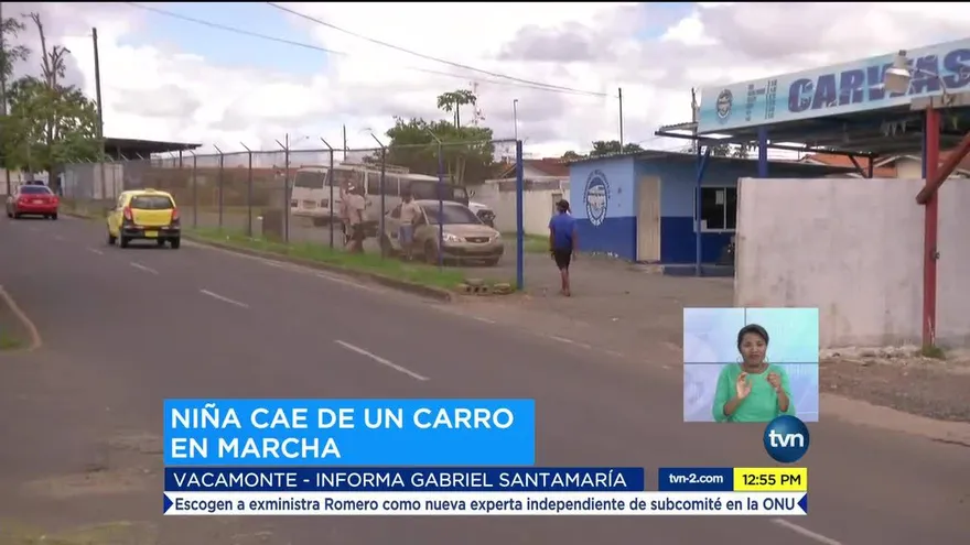 Niña cae de vehículo en marcha, sus familiares explican qué sucedió