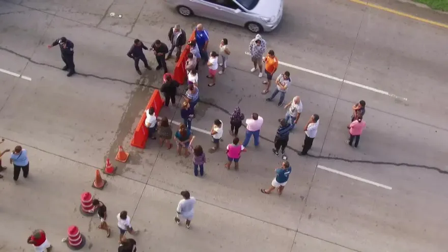 Residente de Villas de Don Bosco protestan