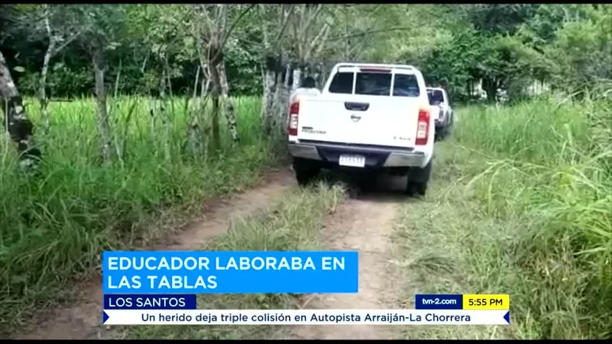 Un educador fue asesinado de varias puñaladas en Los Santos