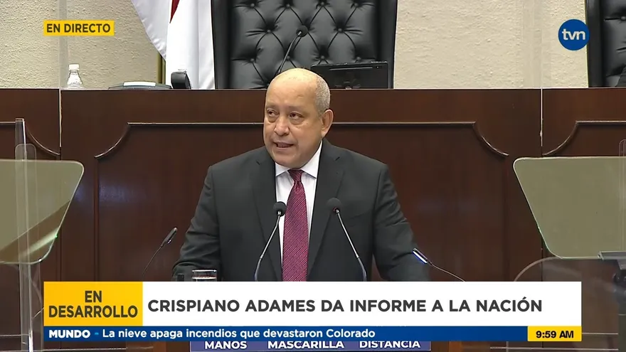 Discurso del presidente de la Asamblea Nacional, Crispiano Adames