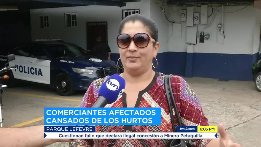 Comerciantes en Parque Lefevre son víctimas de constantes hurtos