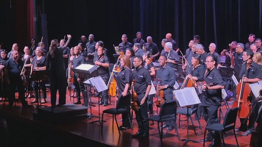 Orquesta Sinfónica Nacional llena de público el Centro de Arte y Cultura de Colón