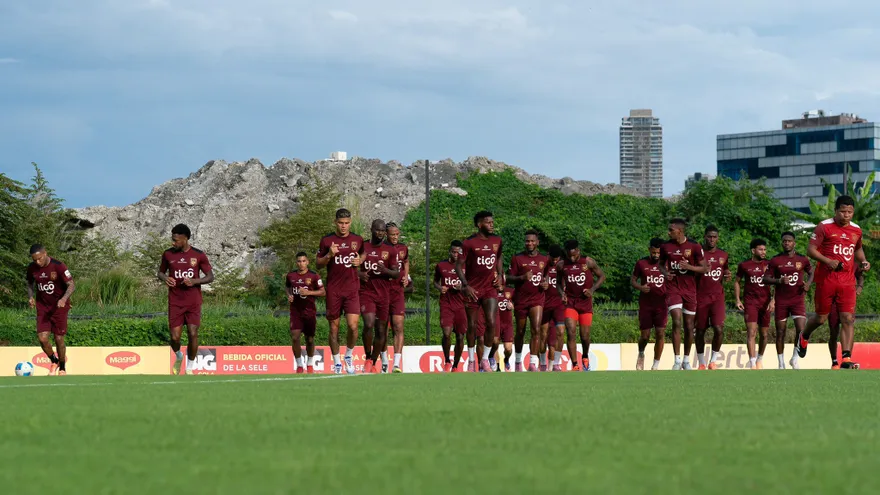 Selección de Panamá en un entrenamiento realizado en el Centro de Alto Rendimiento de Pandeportes