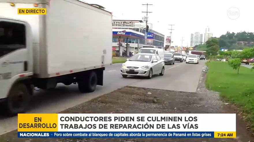 Conductores opinan sobre situación en la vía Ricardo J. Alfaro