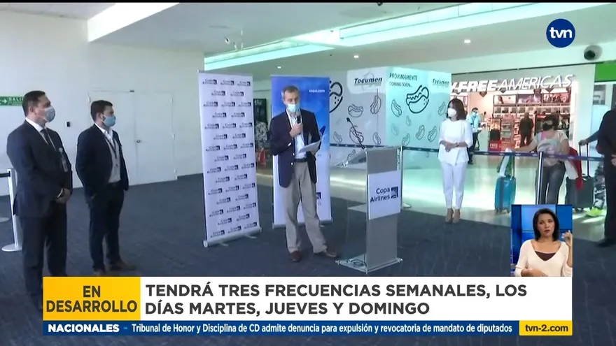 Copa inaugura ruta Panamá-Armenia