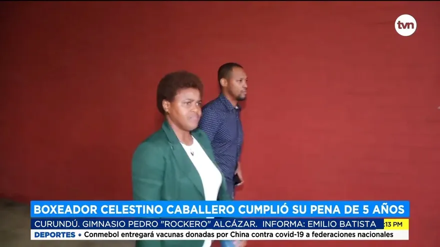 Celestino "Pelenchín" Caballero ya comparte con su familia