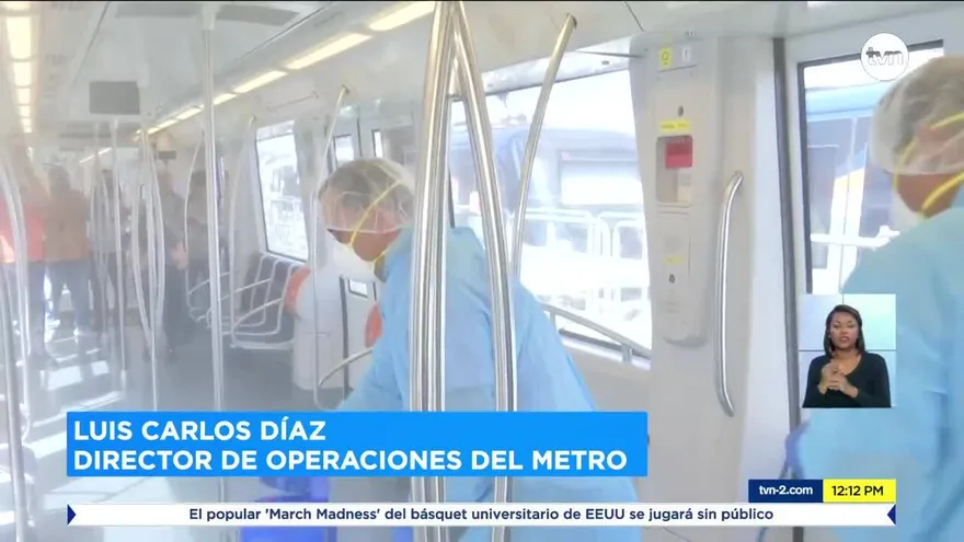 Intensifican limpieza en vagones del Metro de Panamá