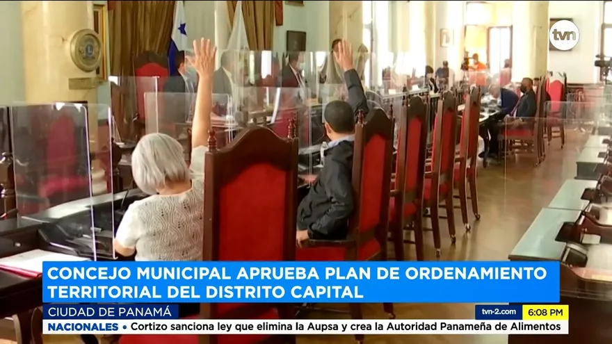 Consejo Municipal de Panamá aprobó el plan de ordenamiento territorial