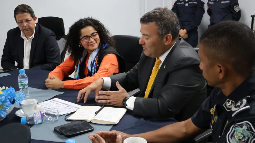 Seguridad en San Miguelito: Director de la Policía Nacional y alcaldesa Irma Hernández coordinan acciones