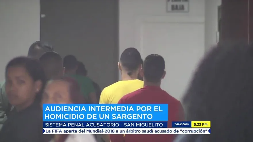Acusados por homicidio de unidad del Senafront acuden a audiencia