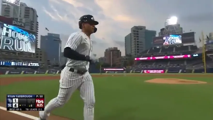 El enorme cuadrangular de Gleyber Torres