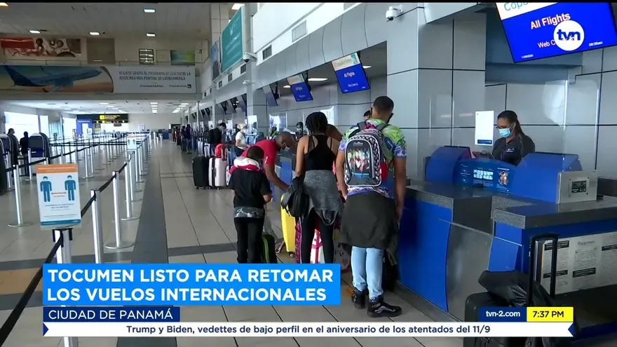 Aeropuerto de Tocumen listo para retomar los vuelos internacionales