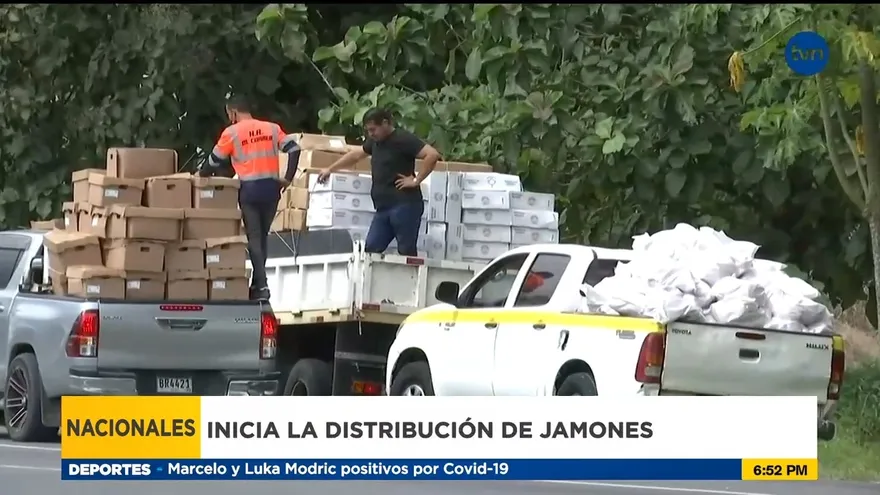 Distribución de jamones inicia en Chiriquí