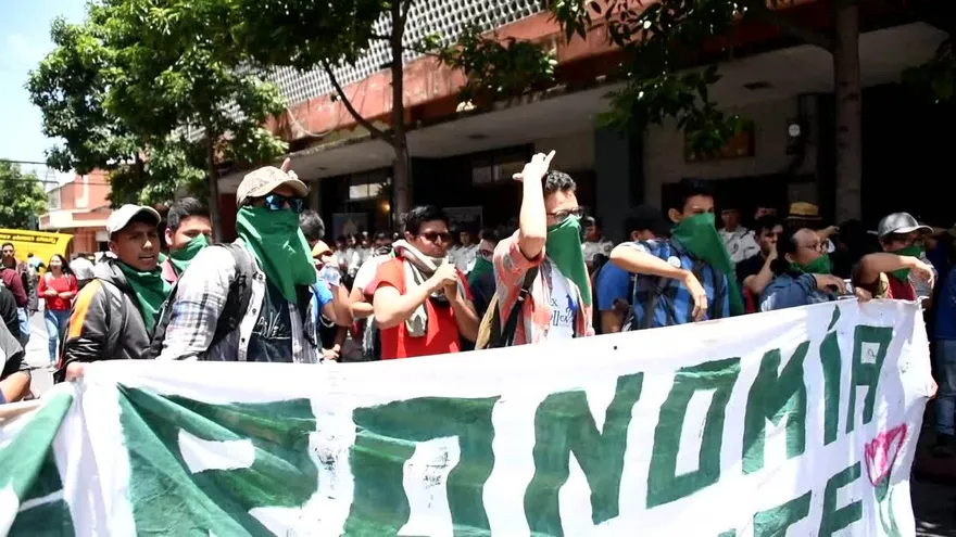 Manifestaciones a favor de misión antimafias de ONU en Guatemala