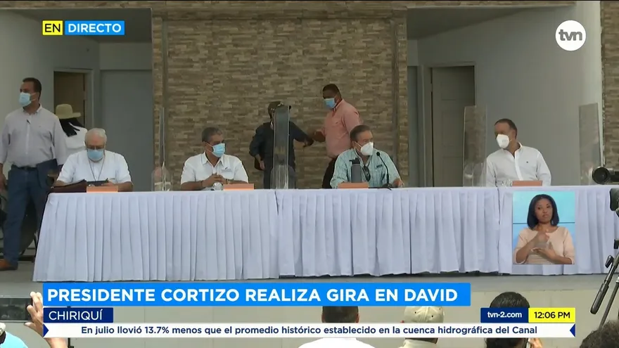 Presidente Cortizo realiza gira en Chiriquí