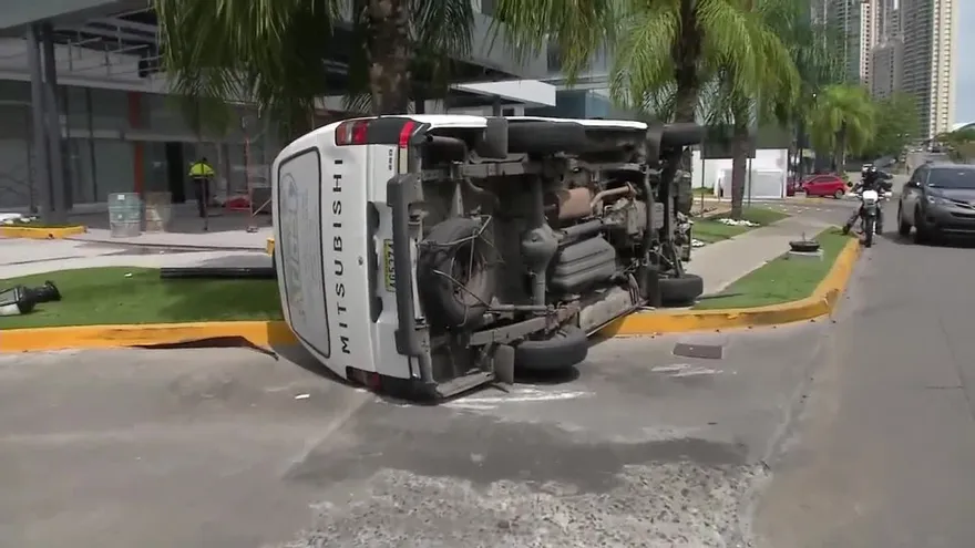 Se registra accidente de tránsito en Punta Pacífica