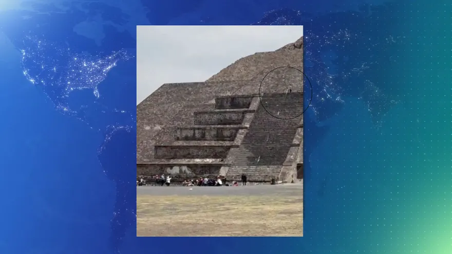 Hombre armado en Teotihuacán