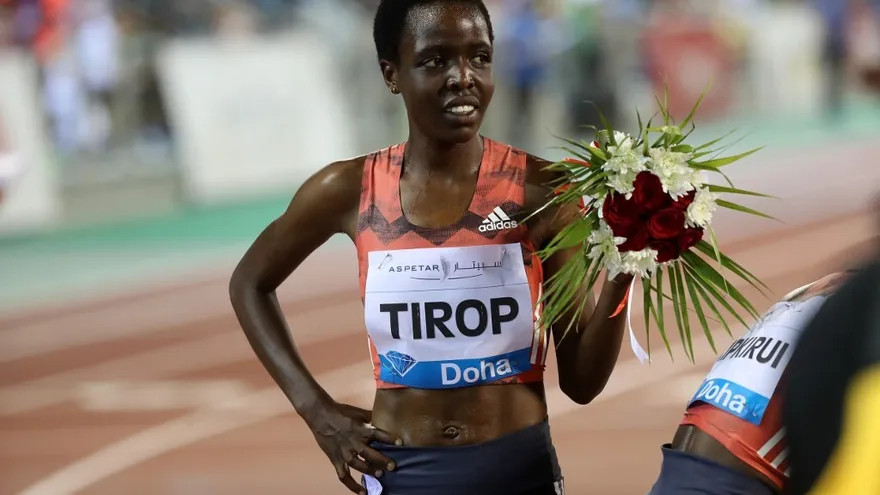 La atleta keniana Agnes Tirop, apuñalada a muerte en su país