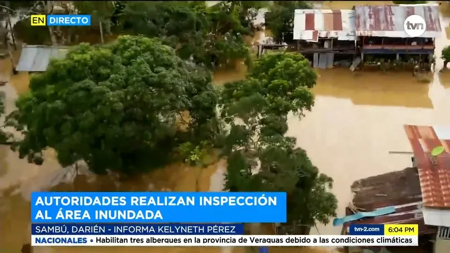Baja nivel de las aguas en comunidades en Darién