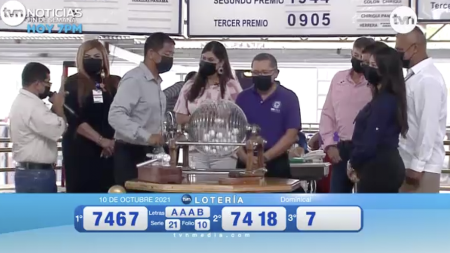 Lotería Nacional: Sorteo del domingo 10 de octubre de 2021