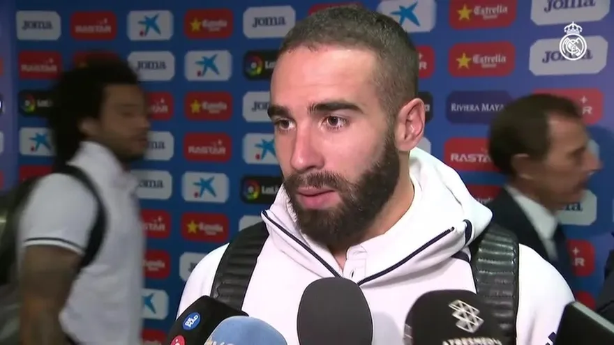 Dani Carvajal habló tras la victoria ante el Espanyol