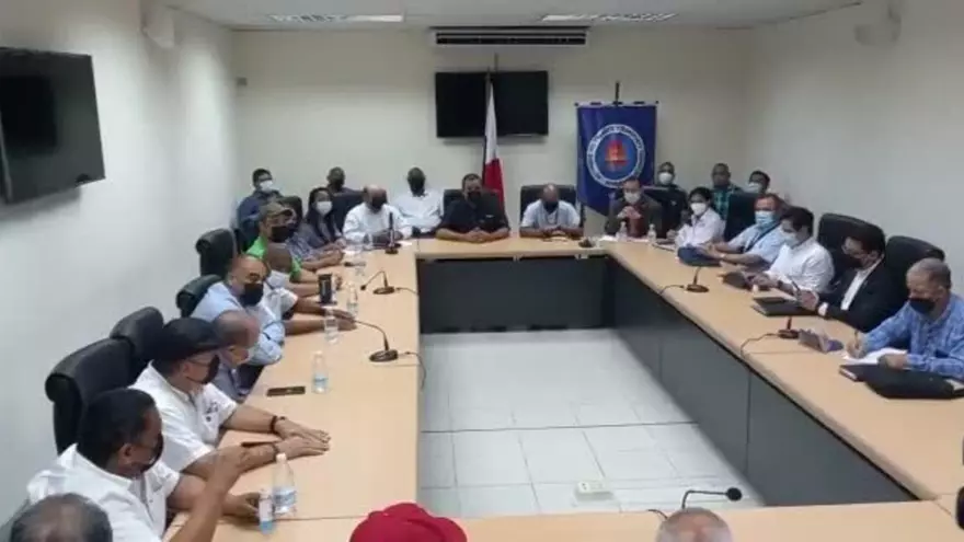 Mesa de diálogo con los transportistas