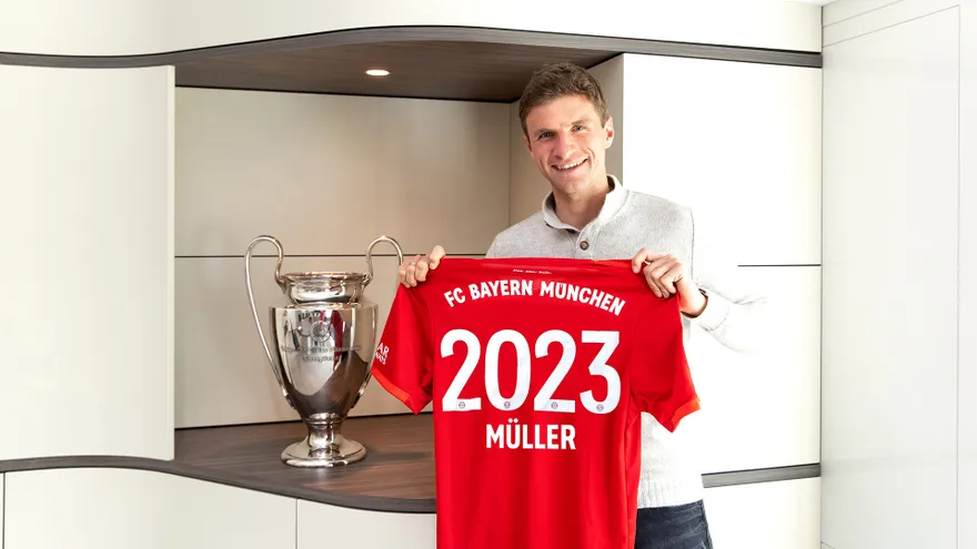 Thomas Muller prolonga su contrato con el Bayern hasta 2023