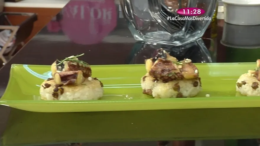 Receta - Tostadas de concolon de arroz y guandú