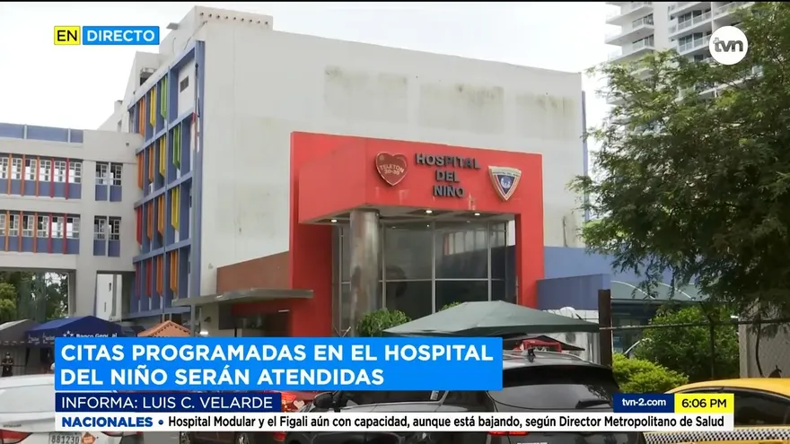 Hospital del Niño mantendrá atención en consulta externa cirugías de urgencias
