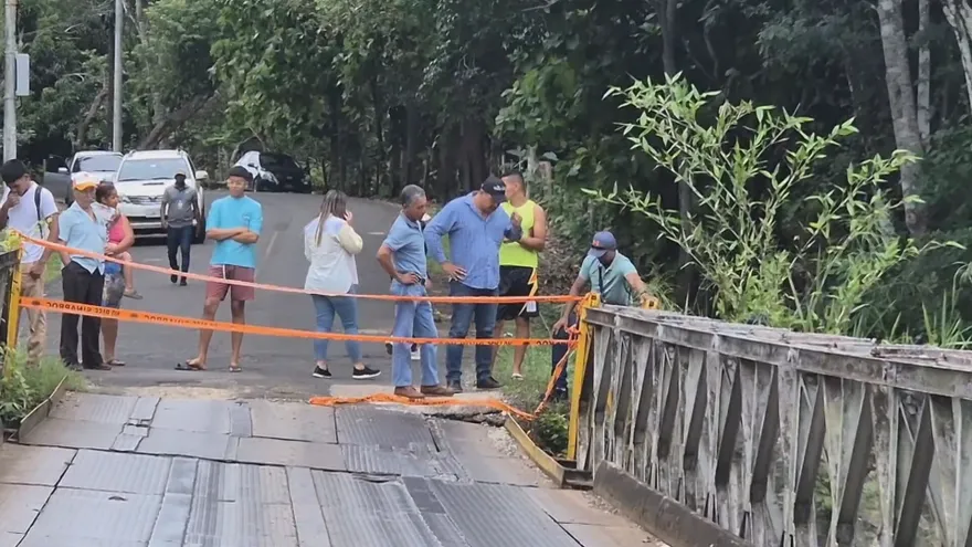 Puente sobre el río Cañazas, límite entre Herrera y Veraguas fue cerrado.