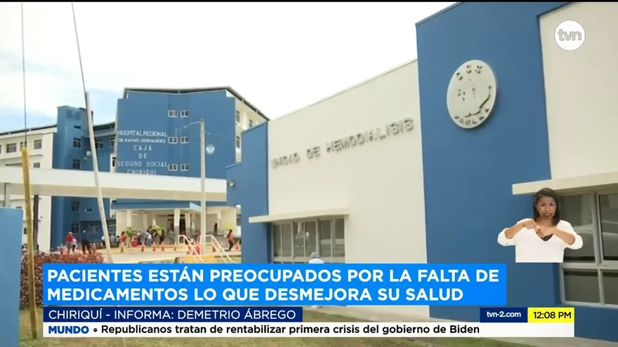 Pacientes de Hemodiálisis se quejan por falta de medicamentos