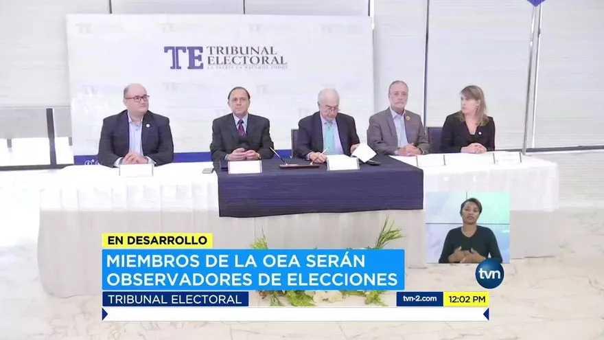 El TE y la OEA firman acuerdo para observar elecciones del 5 de mayo