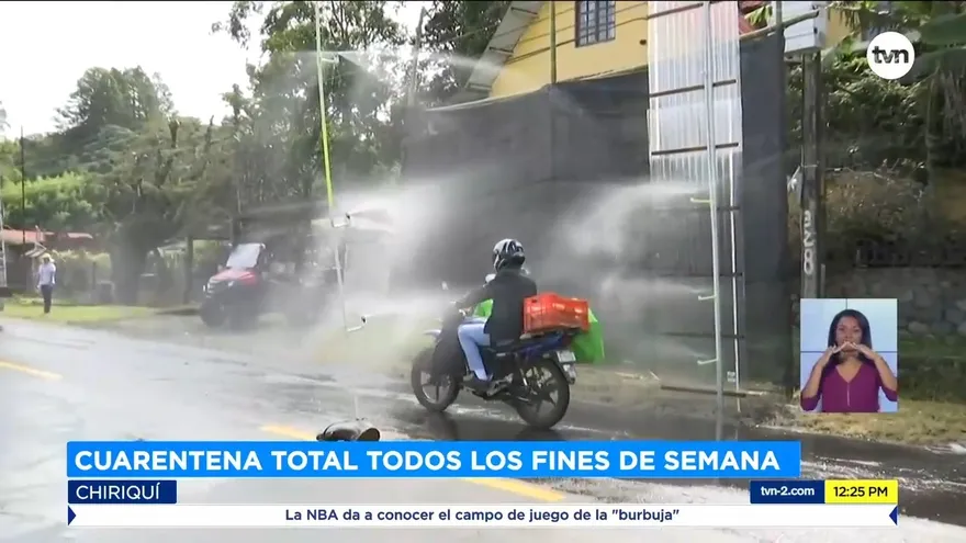 Autoridades se preparan para cuarentena total en Chiriquí