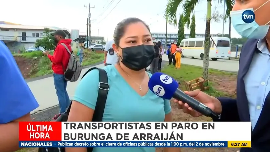 Usuarios rechazan paro de transporte