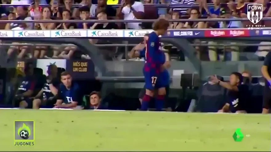 A lo mejor le cuesta un buen tiempo a Griezmann comer en la mesa de Messi