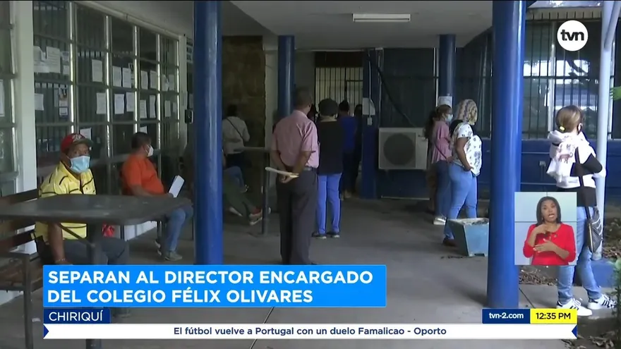 Separan a director encargado del colegio Félix Olivares