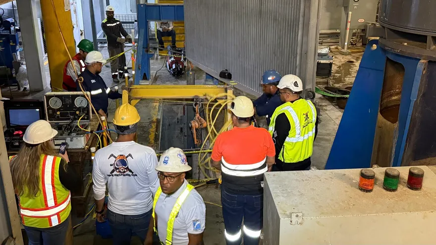 Trabajos en la potabilizadora de Chilibre.