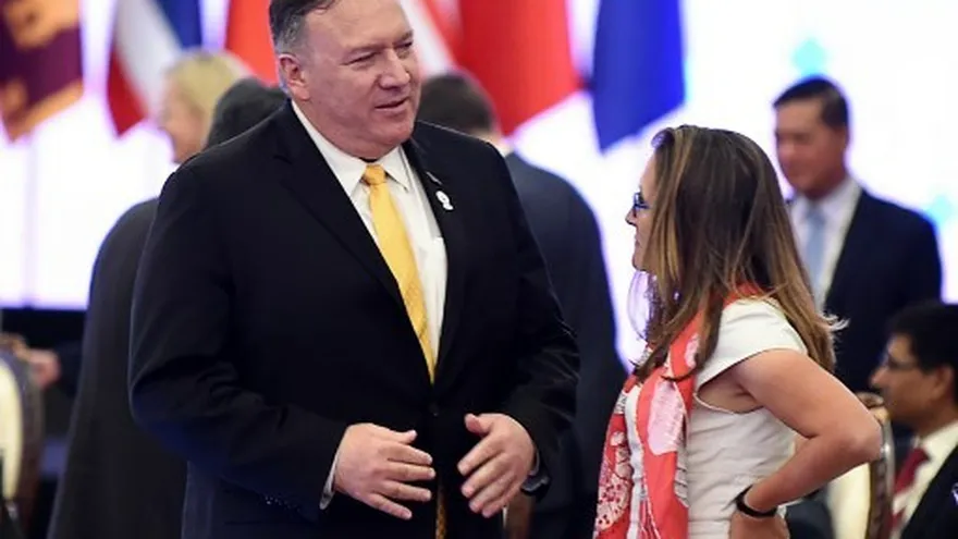 El Secretario de Estado de los Estados Unidos, Mike Pompeo.