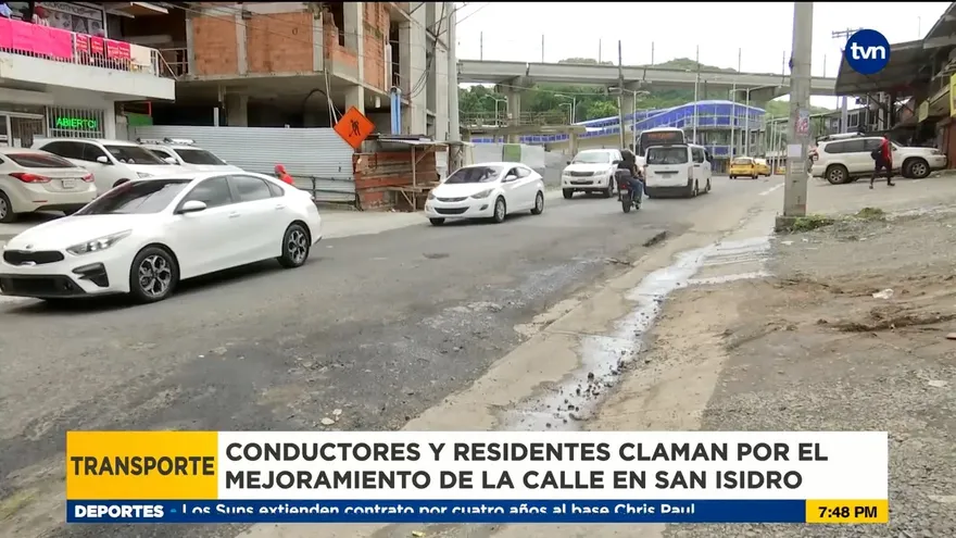 Conductores en San Isidro claman mejores vías