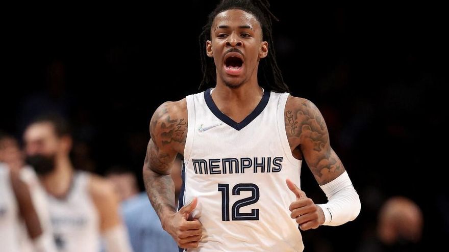 Ja Morant con noche efectiva en triunfo de Memphis sobre los Nets