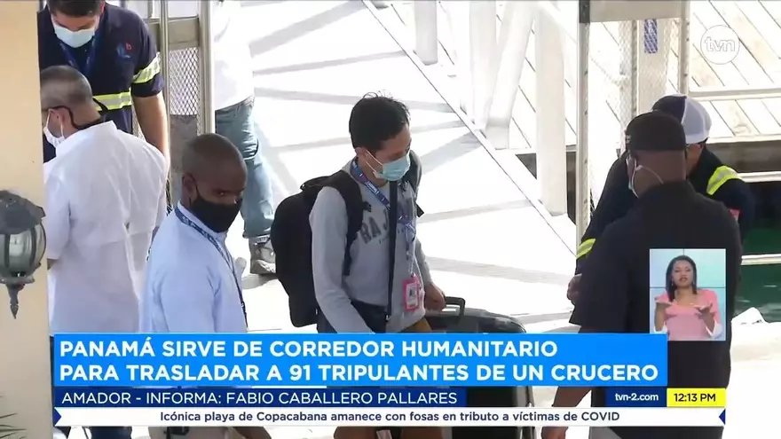 Panamá crea corredor humanitario para tripulantes