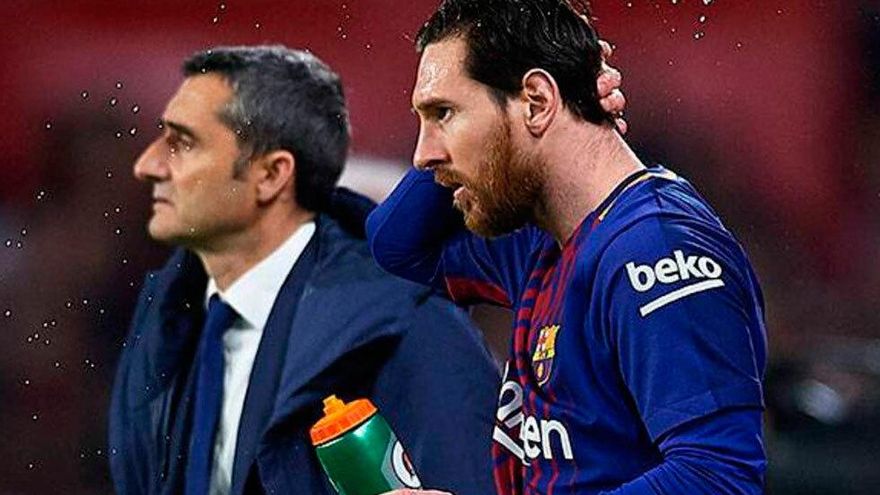 Valverde: "Es imposible no depender de Messi"