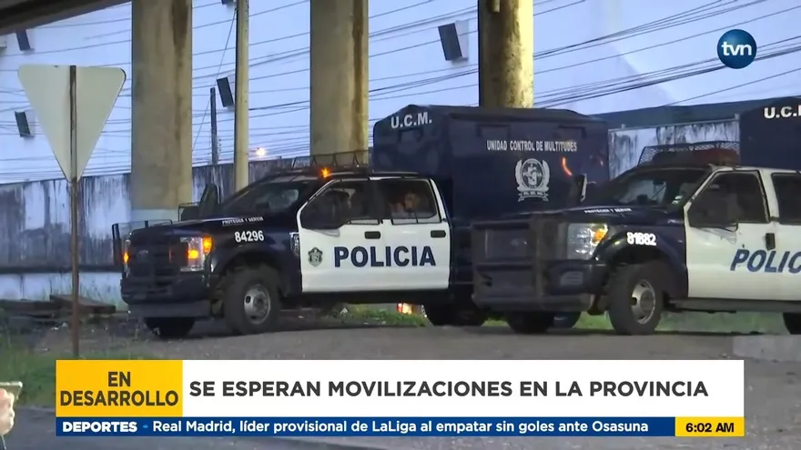 Se esperan movilizaciones en Colón