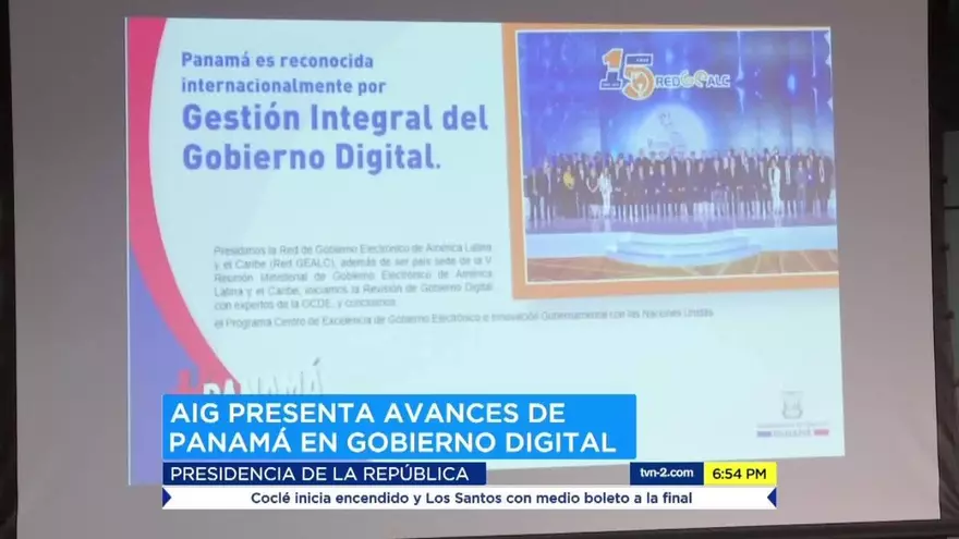 AIG presenta avances de Panamá en gobierno digital