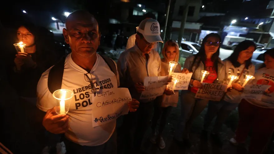 Familiares de presos políticos en Venezuela piden liberación.