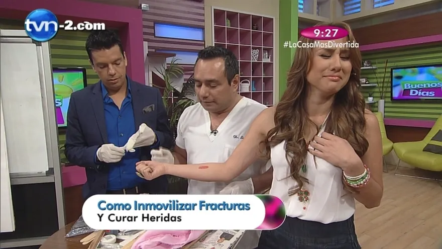 Segmento Salud al Día - Cómo inmovilizar y curar heridas