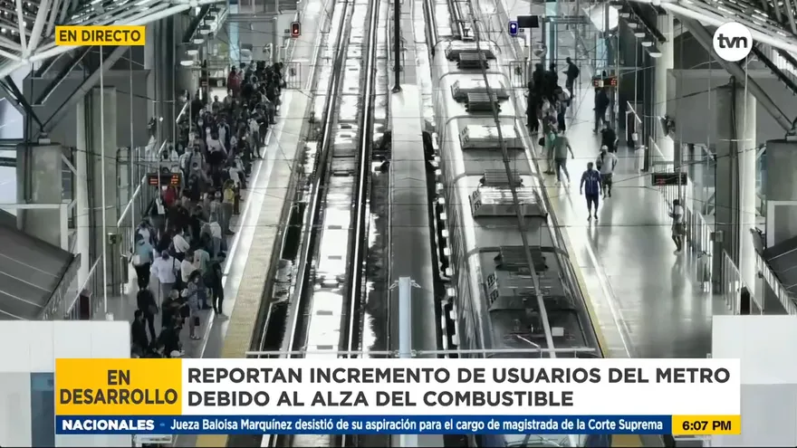 Se incrementa la cantidad de pasajeros del Metro