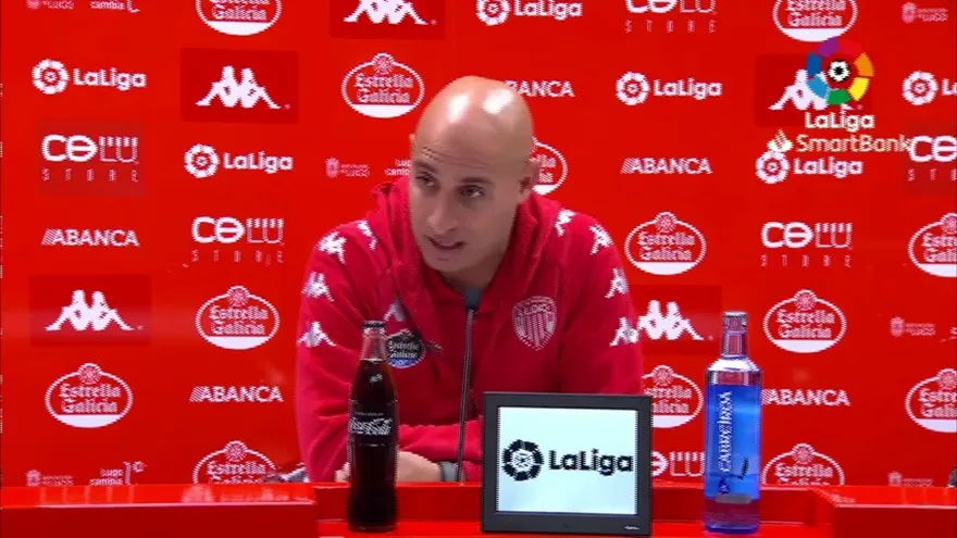 El DT del Lugo Mehdi Nafti, habla de las lesiones de sus jugadores incluyendo la del Puma