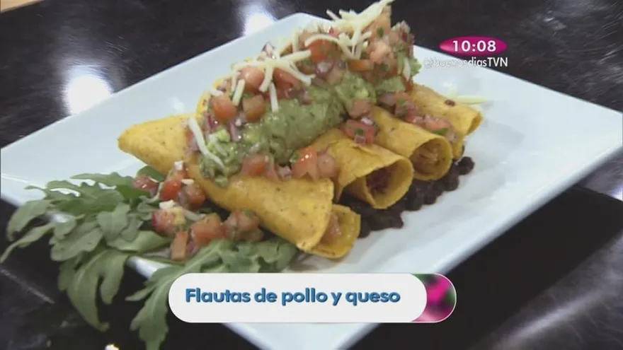 Flauta de Pollo y Quezo