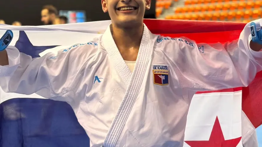 Ian Mata le da a Panamá una medalla histórica en Mundial de Karate